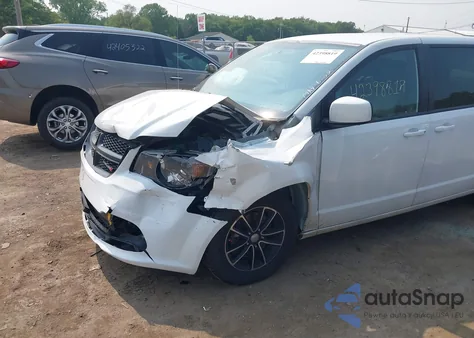 2018 Dodge Grand Caravan Gt из США, поврежденный, VIN 2C4RDGEG7JR180112